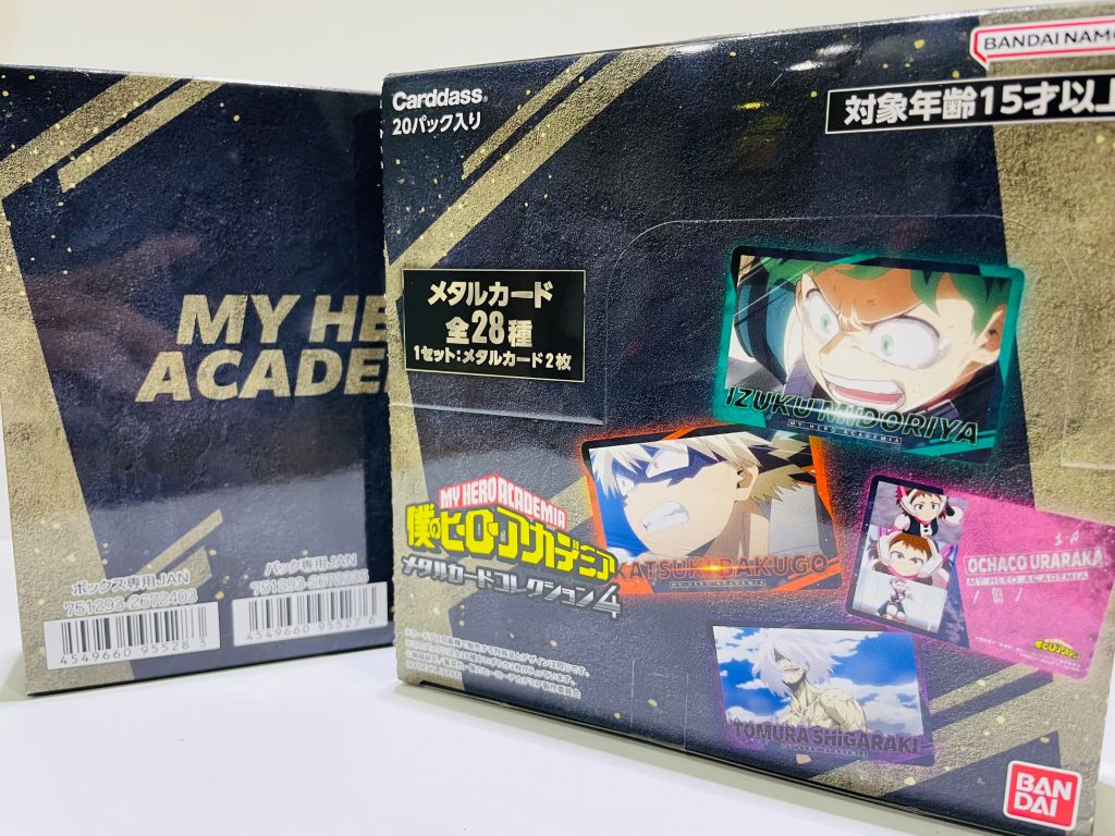 [HA-MC04] Thẻ nhân phẩm, sưu tập nhân vật My Hero Academia, Bandai, Ánh kim Vol.4, SL 1 gói