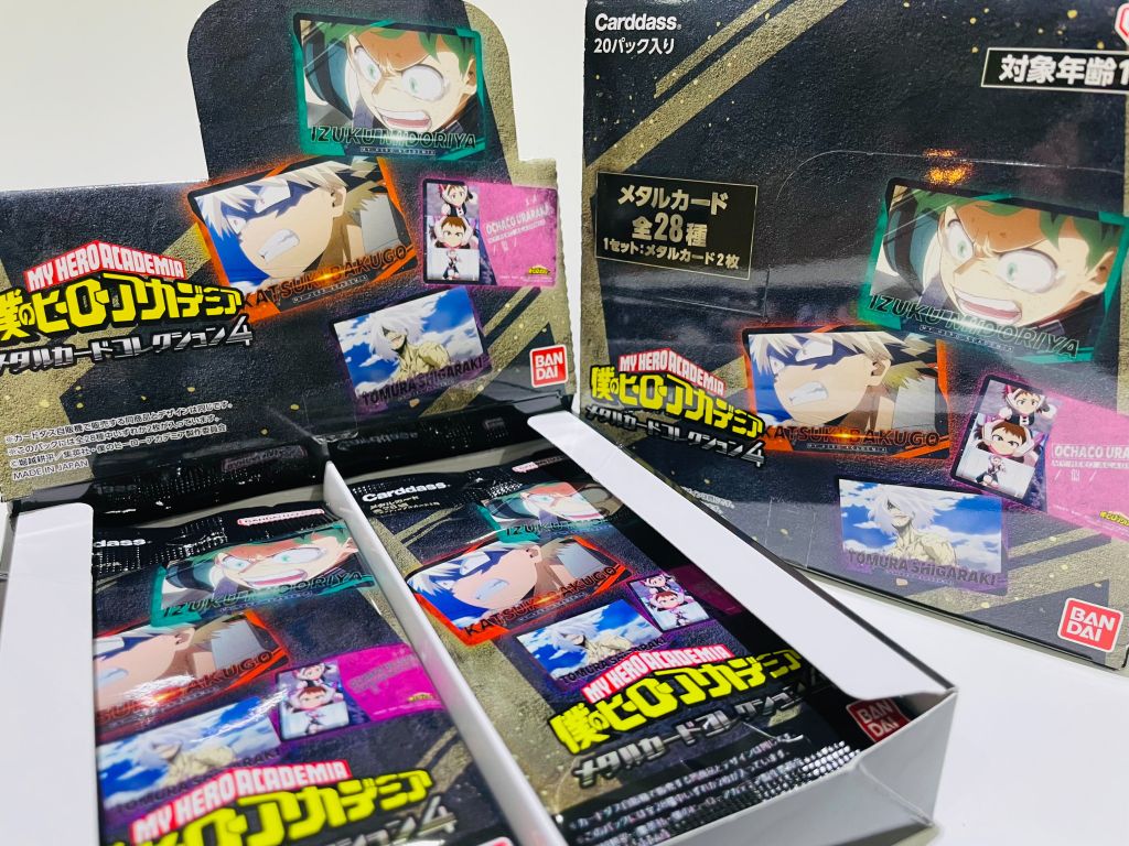 [HA-MC04] Thẻ nhân phẩm, sưu tập nhân vật My Hero Academia, Bandai, Ánh kim Vol.4, SL 1 gói