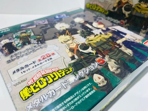 [HA-MC05] Thẻ sưu tập nhân vật My Hero Academia, Bandai, ánh kim Metallic Vol.5, SL 1 gói/2 thẻ ngẫu nhiên
