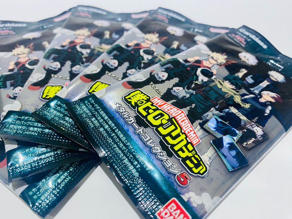 [HA-MC05] Thẻ sưu tập nhân vật My Hero Academia, Bandai, ánh kim Metallic Vol.5, SL 1 gói/2 thẻ ngẫu nhiên