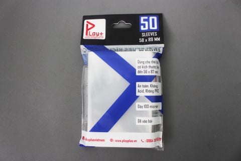 Play Plus Premium Sleeves - bọc bài cao cấp - dày 100 microns - 58 x 89 mm (50 cái)