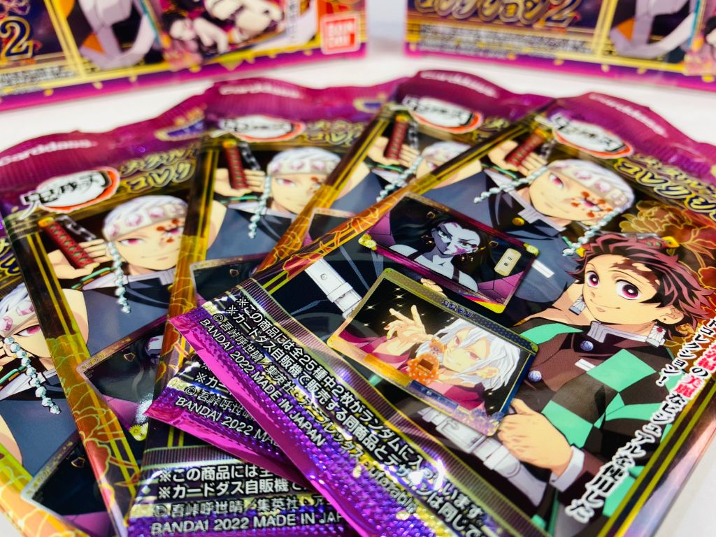 [DS-MC02] Demon Slayer, Thẻ sưu tập nhân vật, ánh kim Metallic Vol.2, Bandai, SL 1 gói/2 thẻ ngẫu nhiên