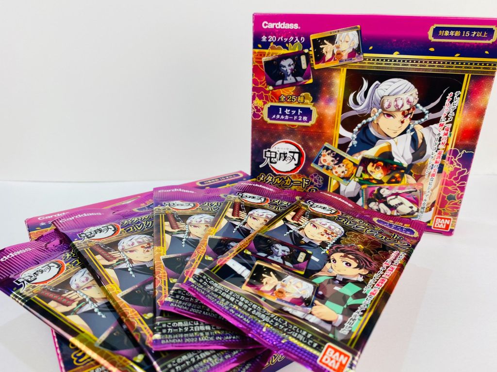 [DS-MC02] Demon Slayer, Thẻ sưu tập nhân vật, ánh kim Metallic Vol.2, Bandai, SL 1 gói/2 thẻ ngẫu nhiên