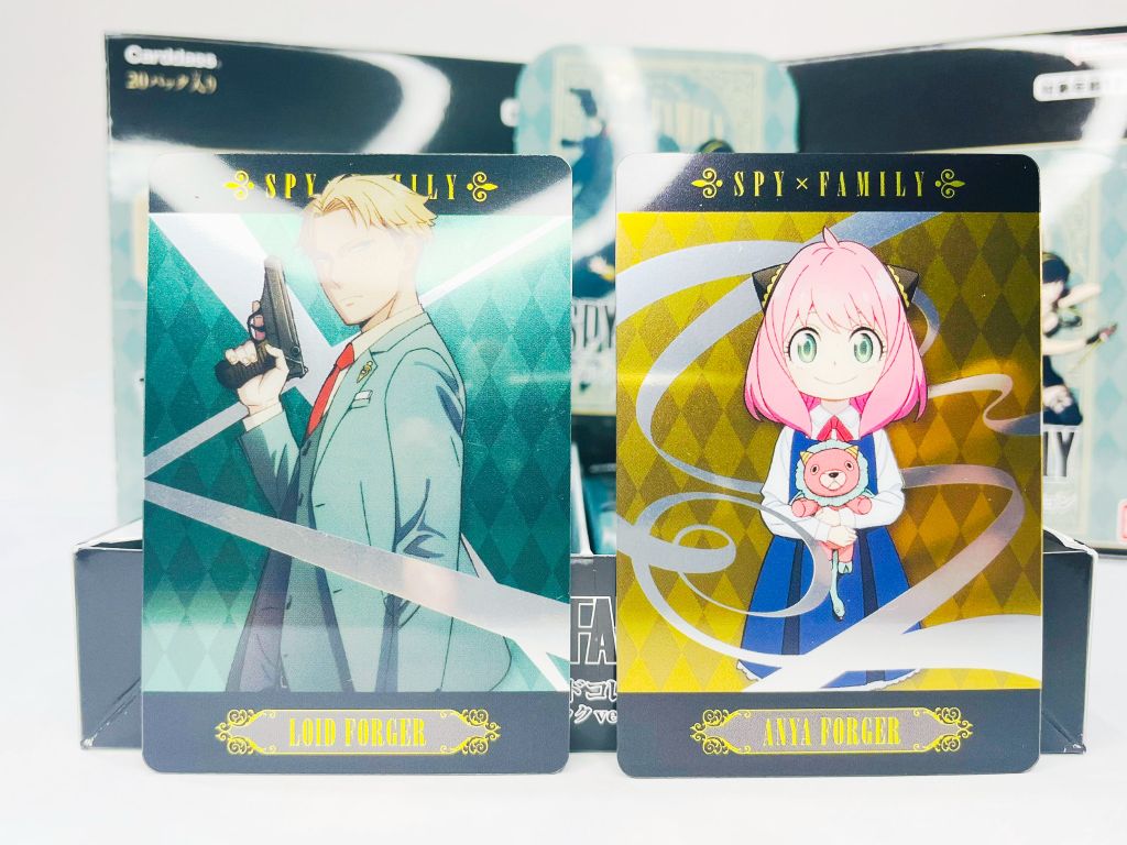 [SF-MC01] Spy x Family, Bộ thẻ sưu tập nhân vật, BANDAI, Gói thẻ Ánh kim, 1 gói/2 thẻ