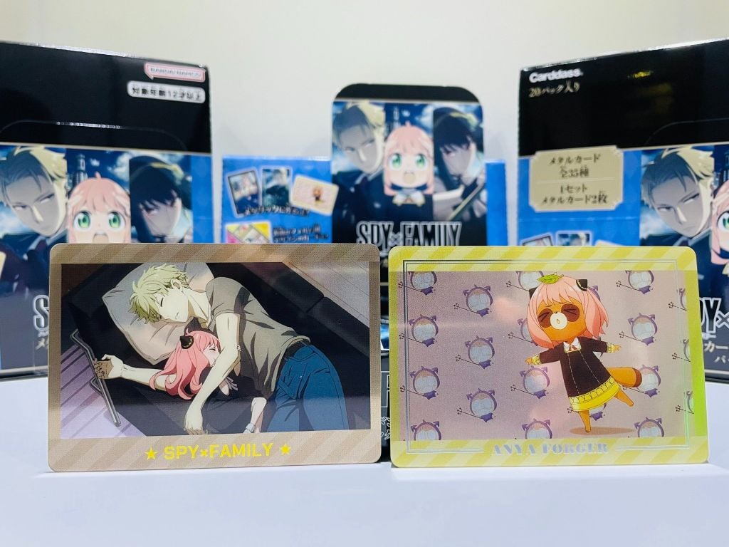 [SF-MC02] Bộ thẻ sưu tập Spy x Family, Ánh kim Metallic Vol.2, BANDAI, SL 1 gói 2 thẻ ngẫu nhiên