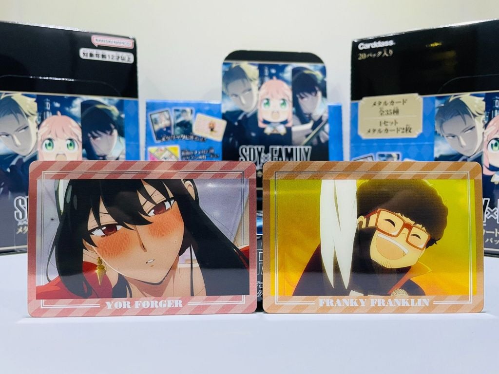 [SF-MC02] Bộ thẻ sưu tập Spy x Family, Ánh kim Metallic Vol.2, BANDAI, SL 1 gói 2 thẻ ngẫu nhiên