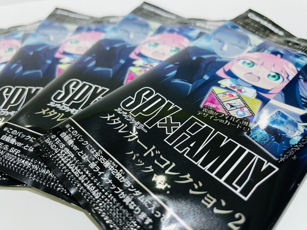 [SF-MC02] Bộ thẻ sưu tập Spy x Family, Ánh kim Metallic Vol.2, BANDAI, SL 1 gói 2 thẻ ngẫu nhiên