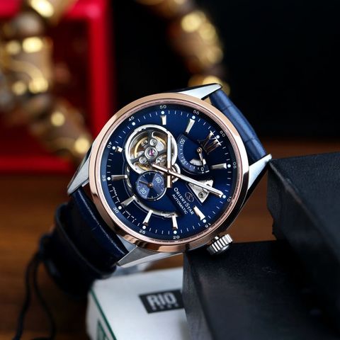 Đồng hồ Orient Star Joker Skeleton Limited RE-AV0111L (RE-AV0111L) moving blue