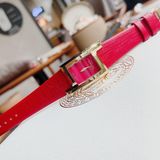 Đồng hồ Versace Greca Icon Red Dial Red Leather Ladies Watch VELU00319