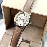 Đồng hồ Burberry BU9153 Leather Strap Gold-Tone Dial Ladies Watch