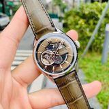 Đồng hồ Orient Star RE-AV0006Y00B Joker Grey Brown Leather Semi Skeleton