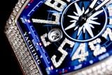 Franck Muller Yachting V41 Steel Custom Diamond Blue Dial