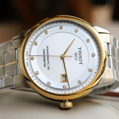 Tissot T086.408.22.036.00 Luxury Diamond Chronometer Demi Gold  ( T0864082203600 )