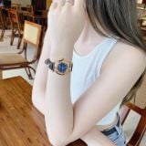 Đồng hồ Versace Vanity Quartz Movement Blue Dial Ladies Watches, 35mm P5Q80D282 S282