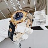 Đồng hồ Versace Vanity Quartz Movement Blue Dial Ladies Watches, 35mm P5Q80D282 S282