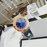 Đồng hồ Versace Vanity Quartz Movement Blue Dial Ladies Watches, 35mm P5Q80D282 S282