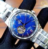 Đồng hồ Orient Classic Bambino automatic Open Heart Blue RA-AG0028L