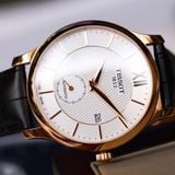 Đồng hồ Tissot Tradition small seconds T063.428.36.038.00 rose gold