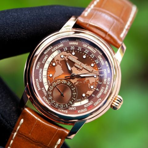 Frederique Constant FC-718BRWM4H4 worldtimer Brown