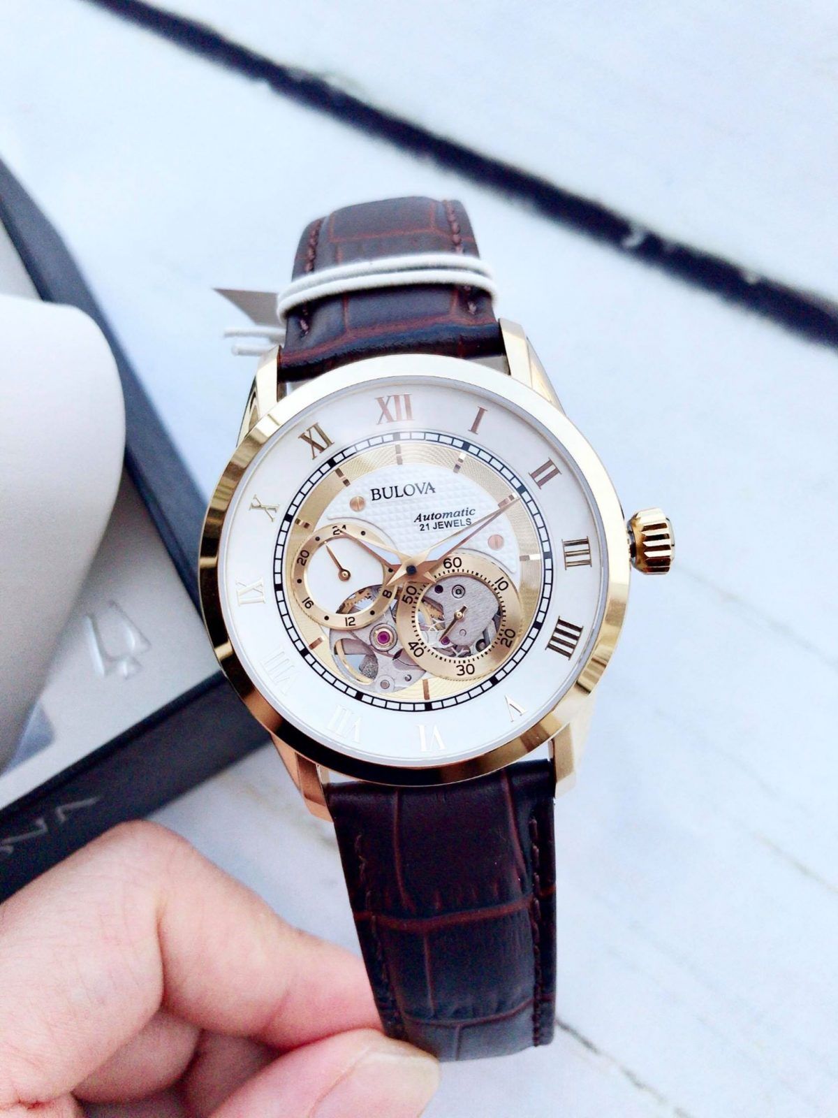 ng h Bulova Mechanicals Automatic 97A121 ACAuthentic