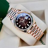 Rolex Day Date 36 128235 Ombre Chocolate