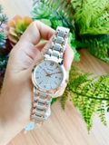 Đồng hồ Bulova Classic Diamond Silver and Rose Gold Tone Ladies Watch 98P176