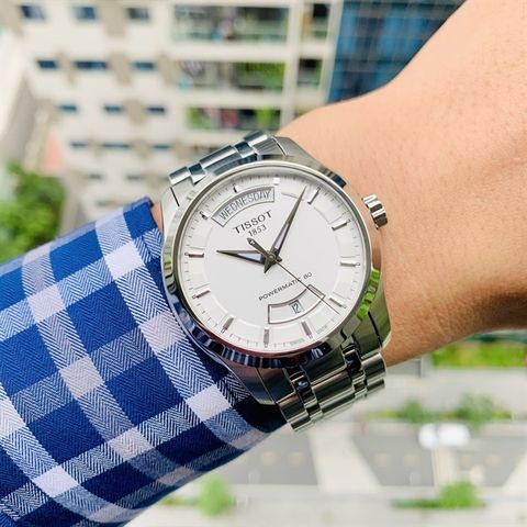 Đồng hồ Tissot Couturier DayDate White - T035.407.11.031.01 (T0354071103101)