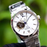 Orient Star Semi Skeleton White Dial RE-AT0003S00B