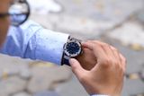 Đồng hồ Hublot Classic Fusion 38mm automatic Blue (kim độ)