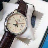 Đồng hồ Edox 80505-3-BEIR Automatic Moonphase Ivory Leather