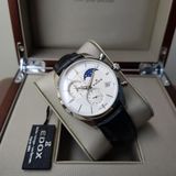 Đồng hồ Edox Les Vauberts chronograph moonphase 01655-3-AIN