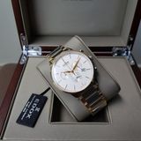 Đồng hồ Edox Les Vauberts chronograph quartz 10409-357JA-AID