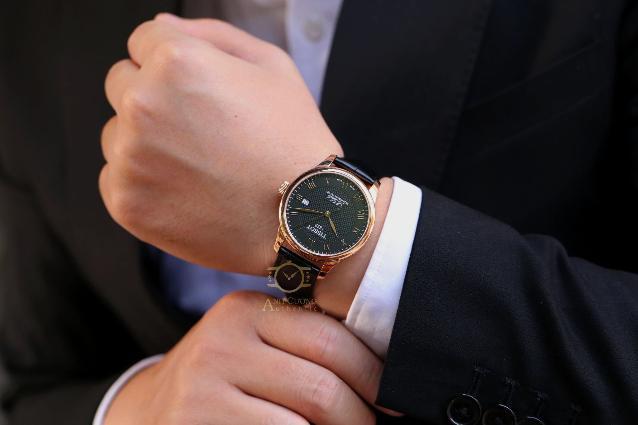 TISSOT LE LOCLE POWERMATIC 80 ROSE GOLD T006.407.36.053.00