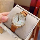 Đồng hồ Michael Kors Cynthia Brown Leather Ladies watch MK2712