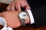 Orient Star Semi Skeleton White Dial RE-AT0003S00B