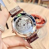 Đồng hồ Orient RA-AG0022A00C Open Heart Rose Gold Leather Ladies watch