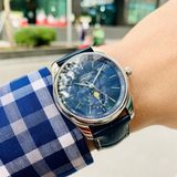 Đồng hồ Longines Master Moonphase Blue L29094920 mặt kính xanh