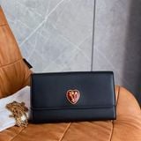 Túi xách Versace Leather V - mine Evening bag in black