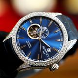 Đồng hồ Bentley BL1784-252WNN-S2 Diamond Open heart Blue Automatic