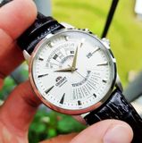 Đồng hồ Orient Perpetual Calendar World Time White Dial FEU0A005WH