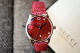 Đồng hồ Gucci G-Timeless Red Mother of Pearl Dial Ladies Leather YA126584