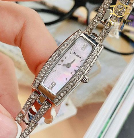 Đồng hồ Bulova Crystal Mother of Pearl Ladies Watch 96L208