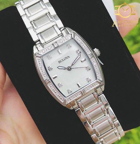 Đồng hồ Bulova Highbridge Silver Dial Stainless Steel Ladies Watch 96R162