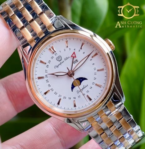 Đồng hồ Olympia Star Moonphase OPA98022-80MSR-T