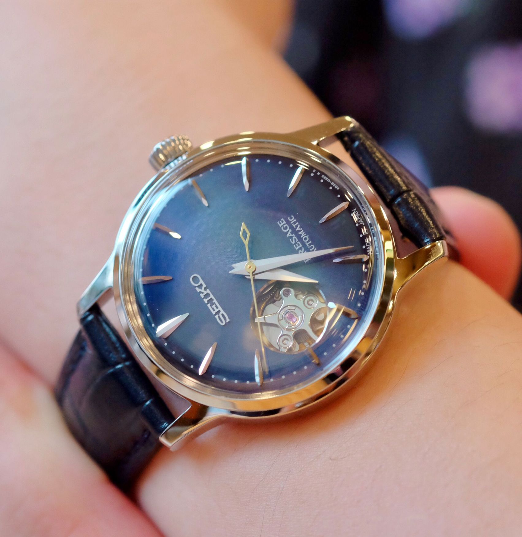 Seiko Presage Automatic Cocktail Time Blue Moon SSA785 SSA785J1 SSA785 –  ACAuthentic