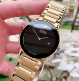 Đồng hồ Citizen Axiom Black Dial Gold-tone AU1062-56E