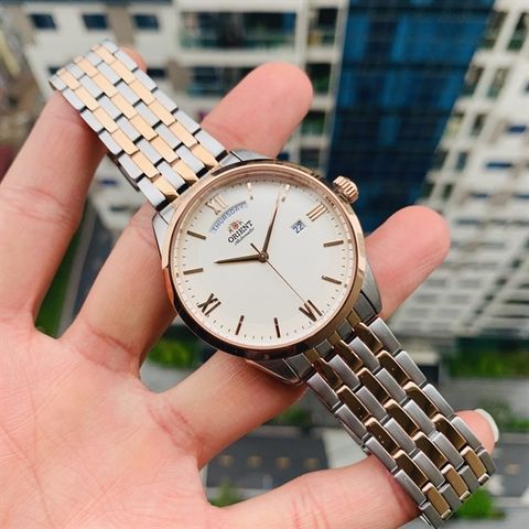 Đồng hồ Orient DayDate DemiRose RA-AX0001S