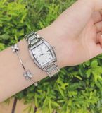 Đồng hồ Bulova Highbridge Silver Dial Stainless Steel Ladies Watch 96R162