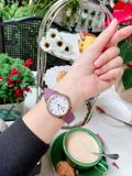 Đồng hồ Bulova Analog Display Quartz Purple Ladies watch 98R196