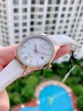 Đồng hồ Citizen Chandler Eco-Drive Silver Dial White Silicone Ladies Watch FE6103-00A